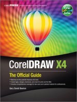 CorelDRAW x4 the official guide jul 2008
