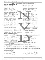 PT lượng giác một ẩn