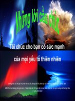 Những lời cầu chúc