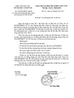 HD điều chỉnh nội dung giáo dục tiểu học