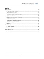 báo cáo môn trí tuê nhân tạo tìm hiểu mạng nơron tự học theo luật học kohonen. áp dụng trong giải quyết bài toán nhận dạng hình ảnh.