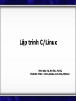 Lập trình c trên linux