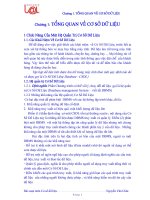 giáo án môn cơ sở dữ liệu