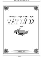 Luyện thi Đại Học cả năm 2011-2012