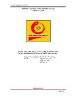 thiết kế bộ đo tốc độ của vật chuyển động tịnh tiến