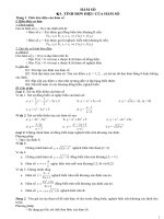 Chuyen de ung dung dao ham