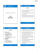 bài giảng tin học đại cương chương 1 - đh nông nghiệp hà nội