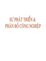 Địa 9: Bài 12: Sự phát triển và phân bố các nghành công nghiệp