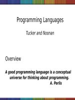 Programming languages slide