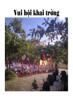 Vui hội khai trường