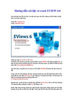 Hướng dẫn cài đặt và crack eview