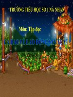 Tập đọc: Ca dao về lao động sản xuất