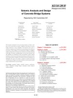 seismic analysis and design of concrete bridge systems