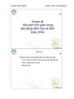 Chuyên Đề: Thời gian trong dao động điều hòa và dòng điện xoay chiều