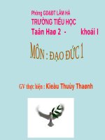 giáo án đạo đức lớp 1-