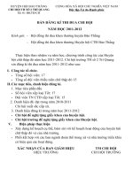 Đăng kí thi đua chữ thập đỏ 2011-2012