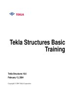 tekla structures basic training lesson 6 catalog