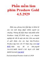 Phần mềm làm phim proshow gold 4 5 2929