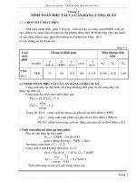 Đồ án tốt nghiệp Nhà Máy Điện