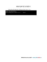 bài tập và hướng dẫn giải bài tập tự luyện lập trình c nâng cao