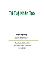 slike bài giảng trí tuệ nhân tạo - nguyễn nhật quang chương 4 nhắc lại tìm kiếm theo cấu trúc cây