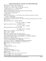 lời giải nguyên tử và bảng tuần hoàn hóa học