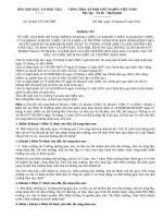 Thông tư 15 sửa đổi bổ sung ĐLệ trường MN