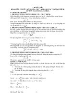 chuyen de dong luc hoc nang cao