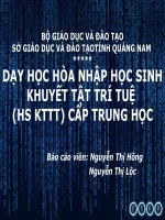 giáo dục hòa nhập
