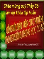 Chuyên đề GVCN_bài 1_Vai trò nhiệm vụ của GVCN