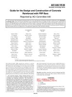 guide for the design and construction of concrete reinforced with frp bars