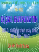 Bai 3 Chuong trinh may tinh duoc luu o dau?