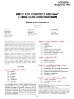 guide for concrete highway bridge deck construction