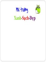 Môi trường Xanh-Sạch-Đẹp