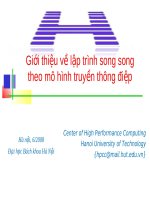 slide bài giảng tính toán lưới - nguyễn hữu đức bài 3 giới thiệu về lập trình song song theo mô hình truyền thông điệp