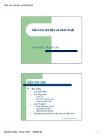 slike bài giảng cấu trúc dữ liệu và giải thuật - đỗ bích diệp chương 5 cấu trúc cây