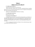 Đề kiểm tra học kỳ II - Địa lý 9