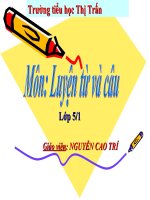 MRVT: BAO VE MOI TRUONG