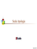 learning scala apologia