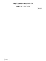 Các chủ đề ttrong thi tốt nghiệp  THPT