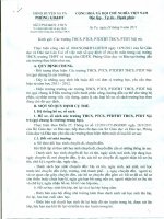 Một số quy định về chuyên môn