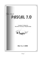 GT Pascal cơ bản