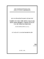 Nghiên cứu thay thế chủng nakayama bằng chủng beijing 1 trong sản xuất vắc xin viêm não nhật bản