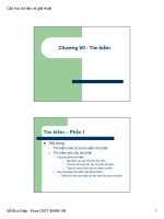 slike bài giảng cấu trúc dữ liệu và giải thuật - đỗ bích diệp chương 7 tìm kiếm