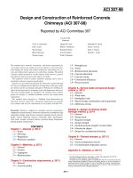 design and construction of reinforced concrete chimneys (aci 307-98)