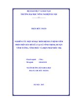 Nghiên cứu một số đặc điểm bệnh lý bệnh viêm phổi trên đàn bò sữa tại xã vĩnh thịnh, huyện vĩnh tường, vĩnh phúc và biện pháp điều trị