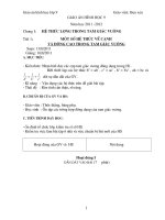 Giáo án hình học lớp 9