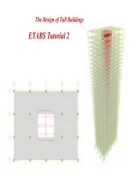 The design of tall buildings ETABS tutorial 2
