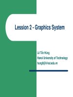 Giáo trình thực tại ảo BKHN lession 2 graphics system