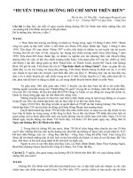 ĐƯỜNG HỒ CHÍ MINH TRÊN BIỂN